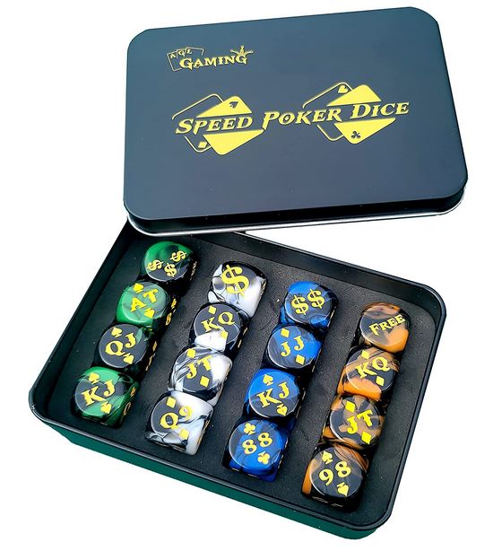 Speed Poker Dice (Majestic Color Set)