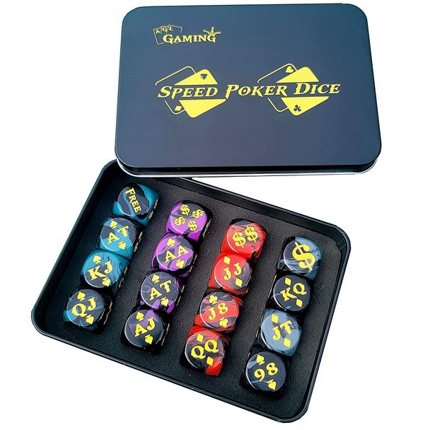 Speed Poker Dice (Royal Color Set)